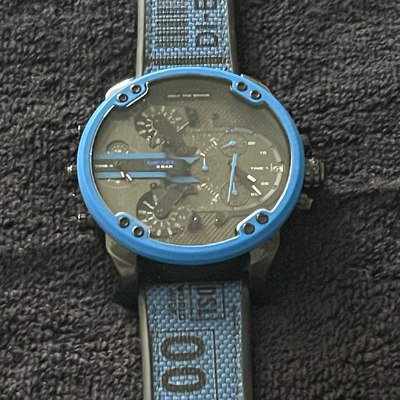 Mens Blu/Blk 3 Bar - Picture 2 of 3